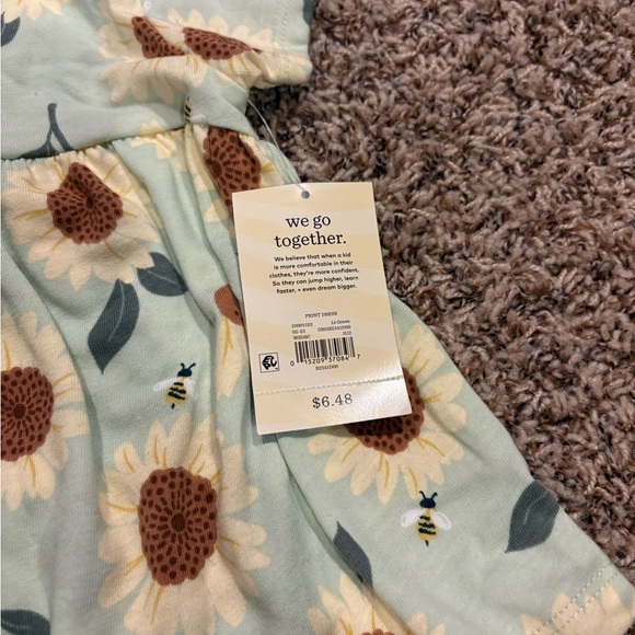 Baby Girl’s 3-6 Months Bunny Bodysuit and Sunflower Dress - Picture 3 of 5